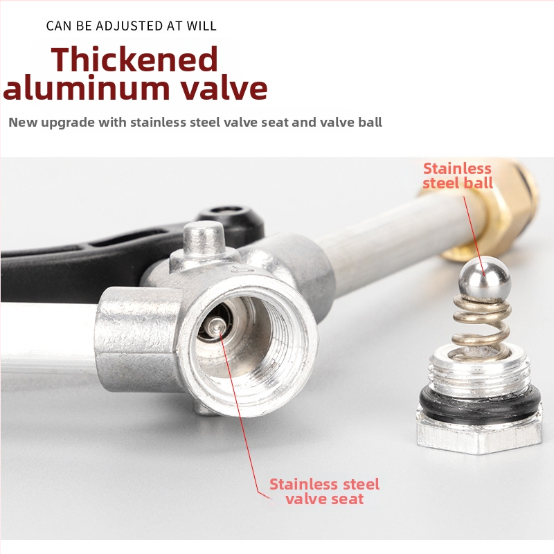 Vysokotlaková hlava pištole na umývanie áut, typ 380/58, plastová rukoväť, hmotnosť 250 g