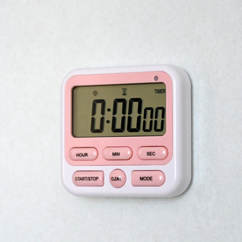 Χρονόμετρο κουζίνας με συναγερμό, ψηφιακή οθόνη LCD, ηλεκτρονικός μηχανισμός, τετράγωνος ABS περίβλημα, τροφοδοσία με μπαταρίες