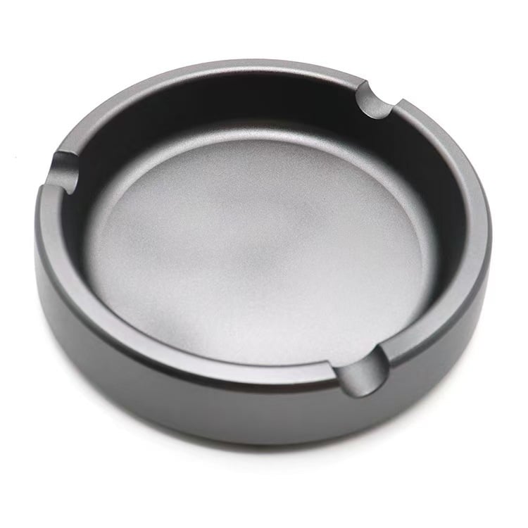 Aluminijski legirani pepeljara, okrugla, šifra proizvoda G008, moguć ispis logotipa, prilagodba po narudžbi