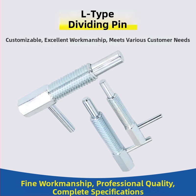 L-σχήματος knob plunger indexing pin, πρότυπο LBLT/LBLTS, γυαλισμένη επιφάνεια, Precision aiming