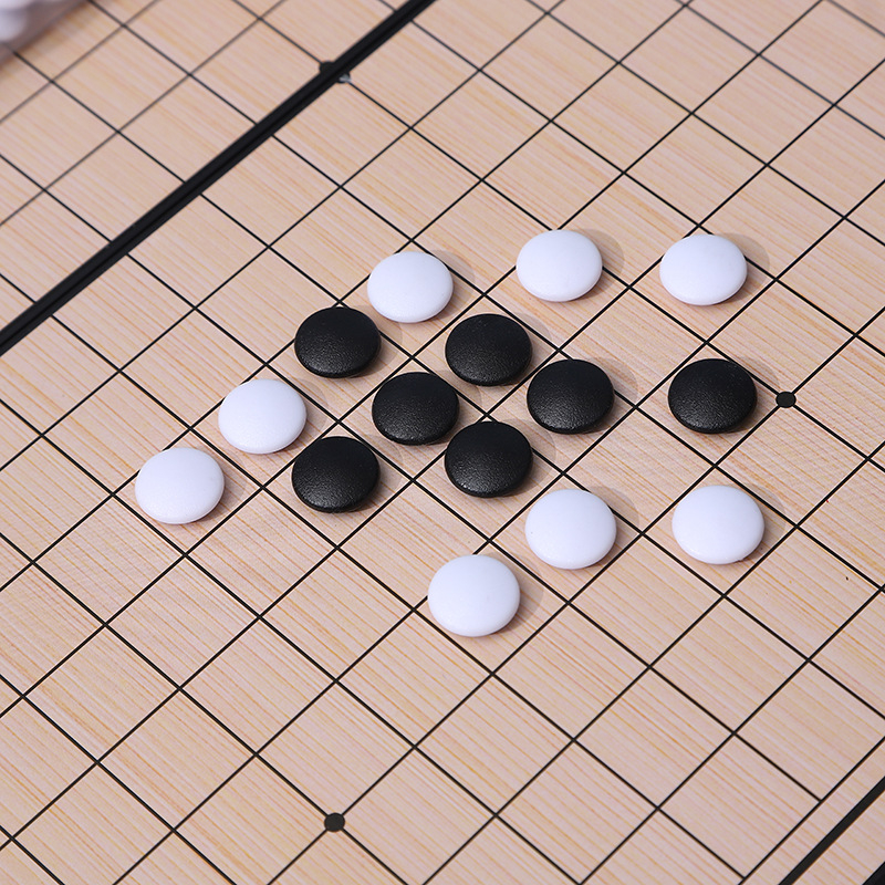 Magnetska Go i Gomoku sklopiva prijenosna ploča – edukativna igra za obitelj