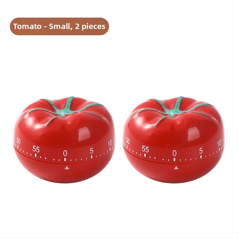 Χρονόμετρο σε σχήμα ντομάτας – στρογγυνό ρολόι με αριθμητική οθόνη, μοντέρνο μινιμαλιστικό στυλ, κουζίνας χρονόμετρο