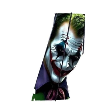 Autocolant pentru stâlpul B al mașinii, design cartoon, adeziv, personalizabil