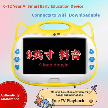 Gyermekek számára készült korai nevelési tablet videó történetekkel, érintőképernyővel és letölthető tartalommal — 8GB+ memória, újratölthető Li-ion akkumulátor, Wi‑Fi, MP3 lejátszás, 4–6 éveseknek