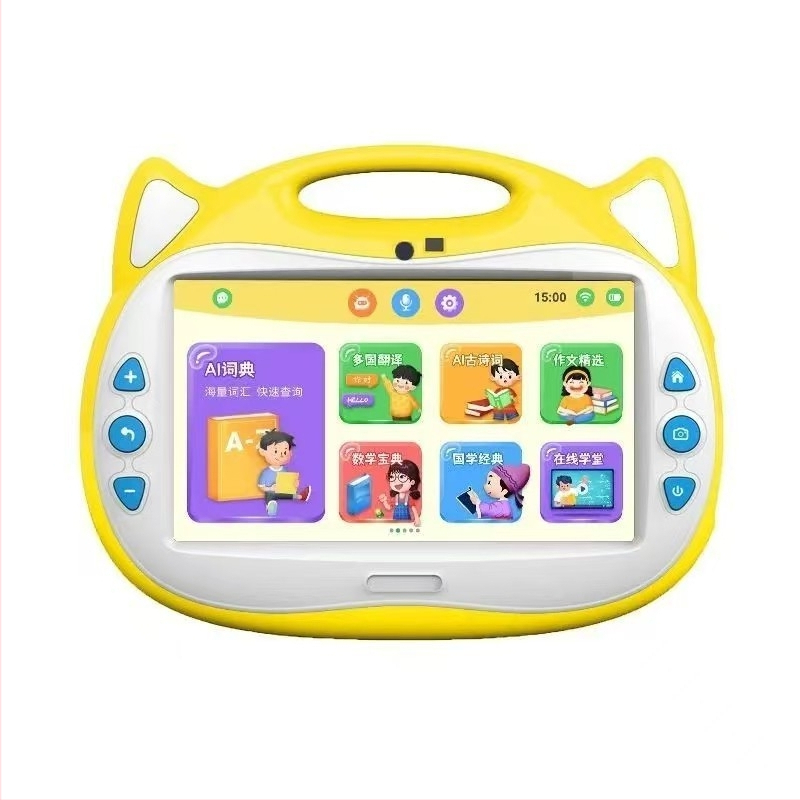 Dječji tablet za rano obrazovanje s video pričama, dodirnim zaslonom i mogućnošću preuzimanja sadržaja — 8GB+ memorije, punjiva litij-ionska baterija, Wi‑Fi, MP3 reprodukcija, za uzrast 4–6 godina