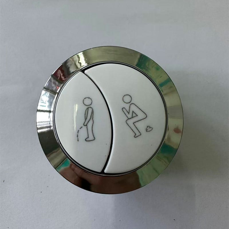 Toaletni dodaci – ventil za ulaz vode, gornji i donji ventil za odvodnju, ABS trodijelni set