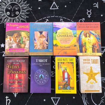 Tarot karte – španjolsko izdanje, karte za društvenu igru, papir, kutija, uzrast 15–60 godina