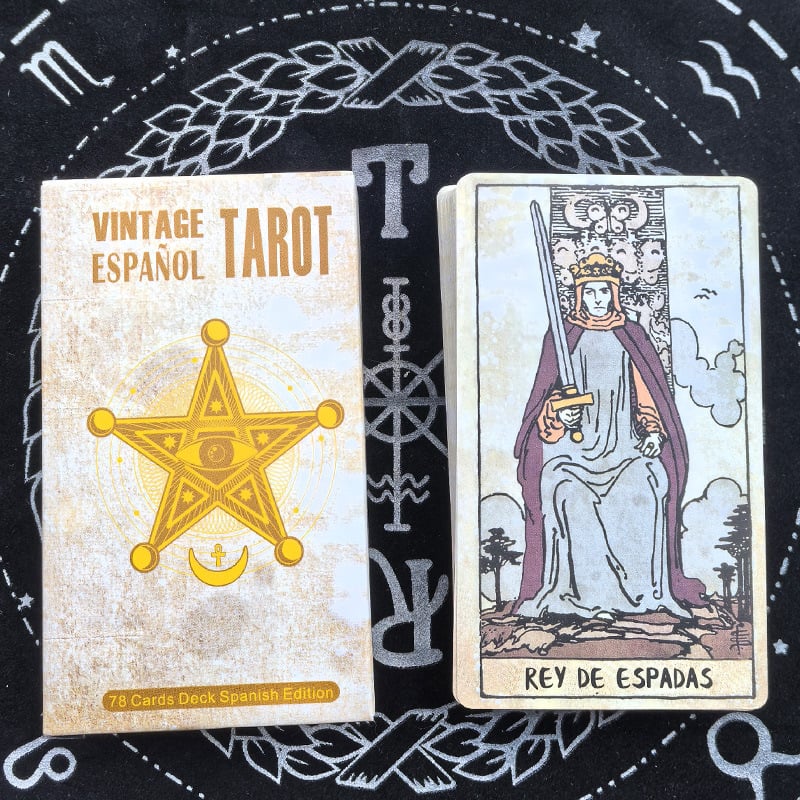 Tarot karte – španjolsko izdanje, karte za društvenu igru, papir, kutija, uzrast 15–60 godina