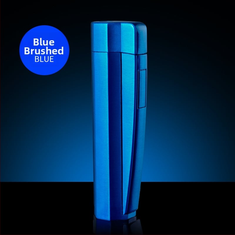 Zapaljka s izravnim paljenjem i otporna na vjetar sigurnosnim ventilem, na butan, graviranje po želji i logo, moderni minimalistički dizajn