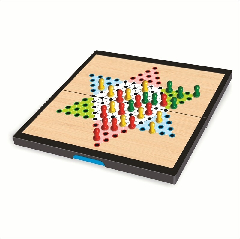 Magnetski putni set društvenih igara: Gomoku, Go, Flying Chess i Animal Chess – sklopivi edukativni set za djecu