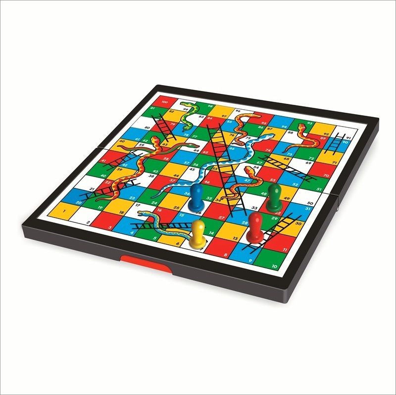 Magnetski putni set društvenih igara: Gomoku, Go, Flying Chess i Animal Chess – sklopivi edukativni set za djecu