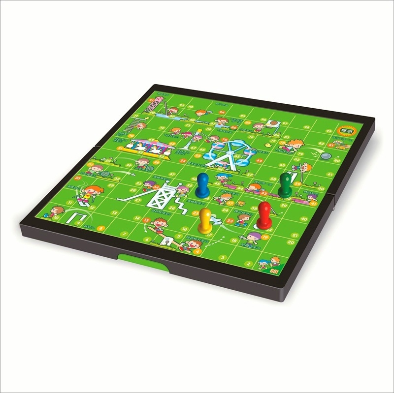 Magnetski putni set društvenih igara: Gomoku, Go, Flying Chess i Animal Chess – sklopivi edukativni set za djecu