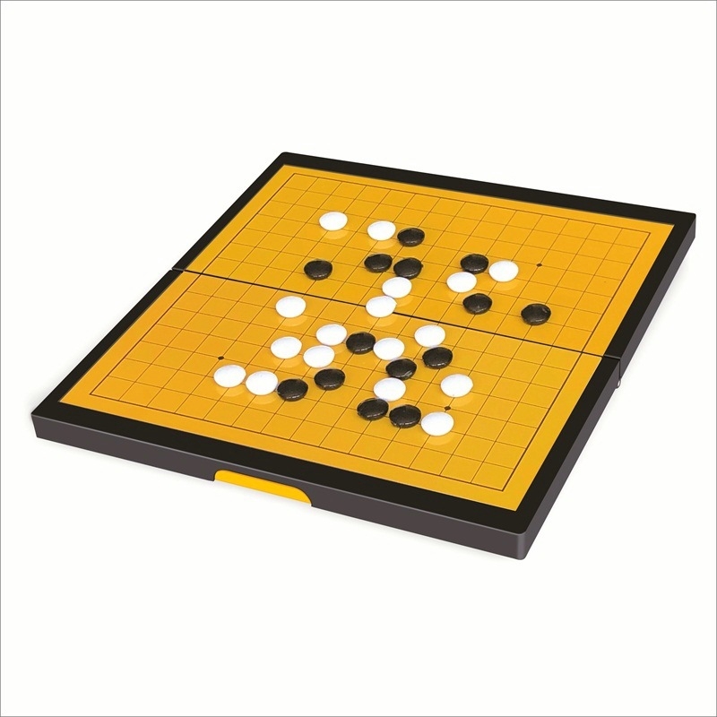 Magnetski putni set društvenih igara: Gomoku, Go, Flying Chess i Animal Chess – sklopivi edukativni set za djecu