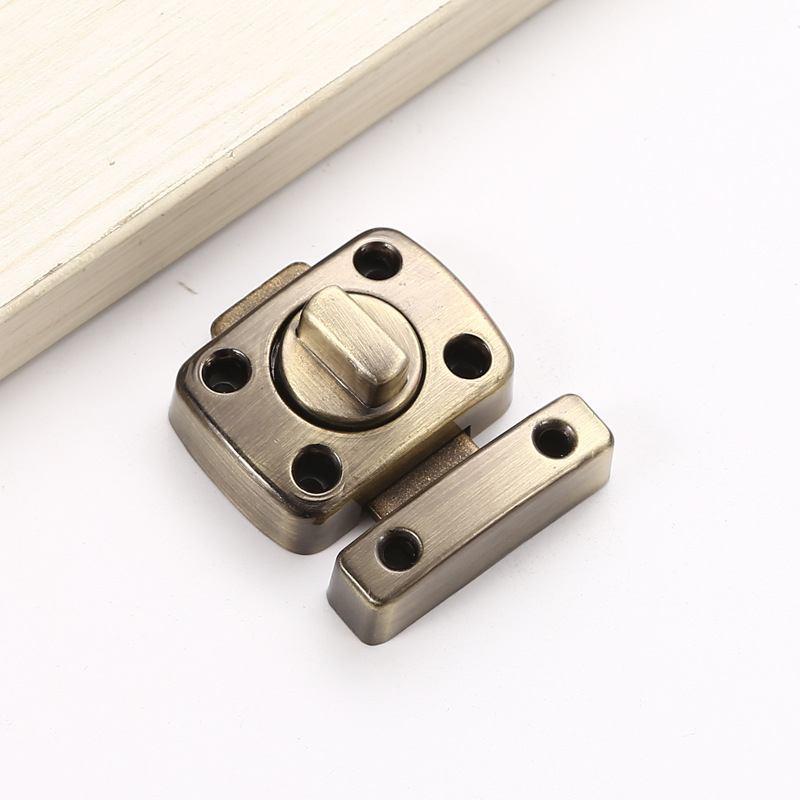 Unutarnja brava za vrata — univerzalna za spavaće sobe, kupaonice i domove, zasun lijevo-desno, model 899, cinkovo‑zliatina, teksturirani završni sloj, moderan stil