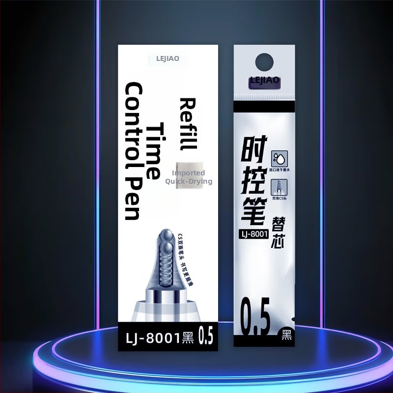 Στυλό γέλης με χρονόμετρο για εξετάσεις, αναδιπλούμενος μηχανισμός, πλαστικό σώμα και άκρη, κλείσιμο με πάτημα