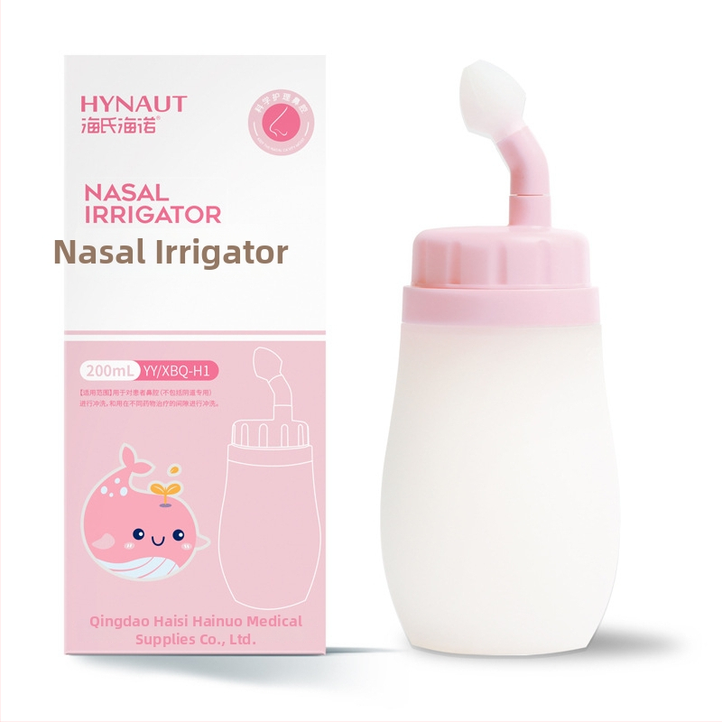 Zariadenie na nosovú výplach Hai shi hai nuo, určené na lekárske použitie; kompatibilné so soľným roztokom; opakovane použiteľné; sterilizačná metóda: nosová výplach; platnosť 3 roky.