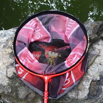 Torba za ribolov s glavom mreže od aluminijske legure, integrirani prsten i odvojiva mreža, brzo sušenje, anti-zamatanje — Nano mreža, nosivost 10 kg, dubina 25, Beautiful fishing