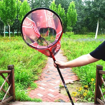 Torba za ribolov s glavom mreže od aluminijske legure, integrirani prsten i odvojiva mreža, brzo sušenje, anti-zamatanje — Nano mreža, nosivost 10 kg, dubina 25, Beautiful fishing