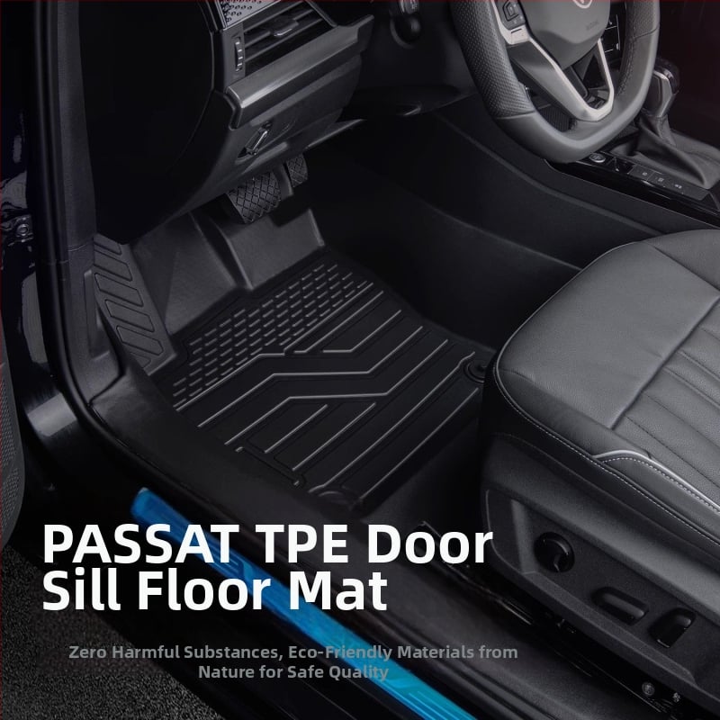 Passat 2025 σετ πατωμάτων με προφύλαξη ορίου, ειδικά για πενταθέσιο εσωτερικό, με εκτύπωση λογότυπου, κωδικός 6823H886815Z14