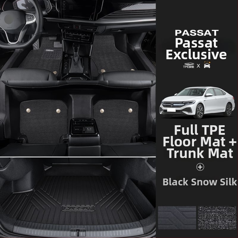 Passat 2025 σετ πατωμάτων με προφύλαξη ορίου, ειδικά για πενταθέσιο εσωτερικό, με εκτύπωση λογότυπου, κωδικός 6823H886815Z14