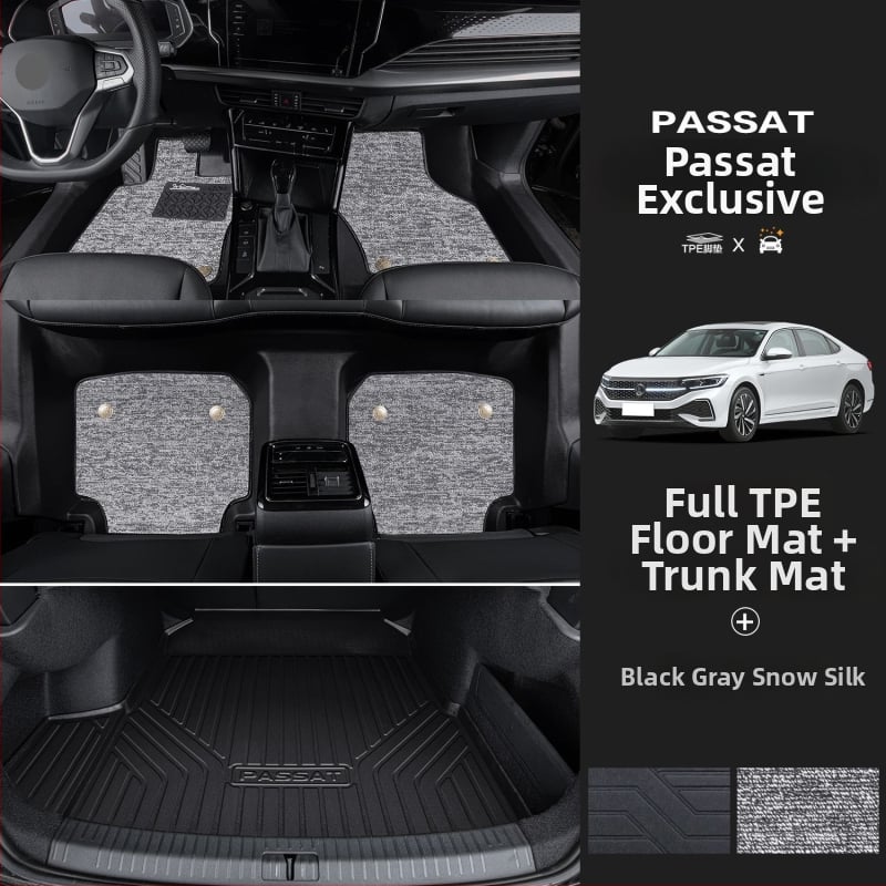 Passat 2025 σετ πατωμάτων με προφύλαξη ορίου, ειδικά για πενταθέσιο εσωτερικό, με εκτύπωση λογότυπου, κωδικός 6823H886815Z14