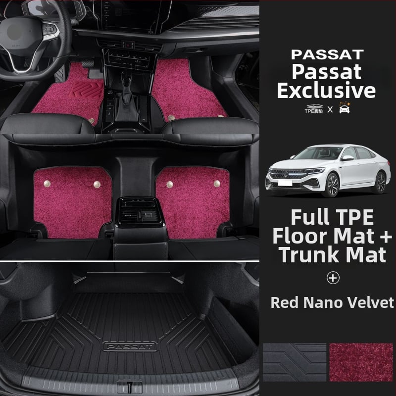 Passat 2025 σετ πατωμάτων με προφύλαξη ορίου, ειδικά για πενταθέσιο εσωτερικό, με εκτύπωση λογότυπου, κωδικός 6823H886815Z14