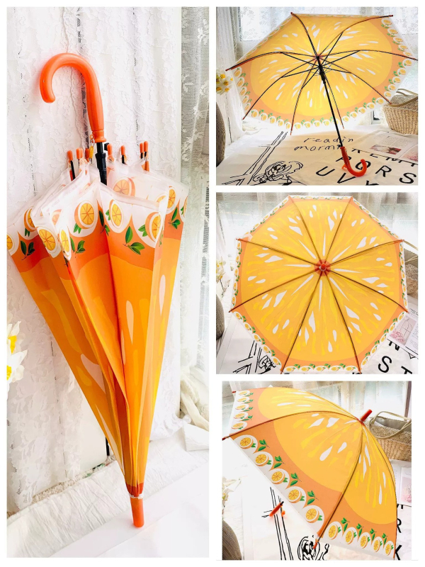 Παιδική Ομπρέλα Κινούμένων Σχεδίων — Αυτόματο Άνοιγμα, 6 Μεταλλικές Ακτίνες, Πολυεστερικό 170T, Λαβή EVA, Ευθύς Στύλος, Διπλής Χρήσης για Ήλιο και Βροχή