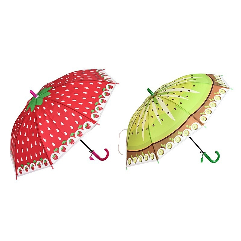 Παιδική Ομπρέλα Κινούμένων Σχεδίων — Αυτόματο Άνοιγμα, 6 Μεταλλικές Ακτίνες, Πολυεστερικό 170T, Λαβή EVA, Ευθύς Στύλος, Διπλής Χρήσης για Ήλιο και Βροχή