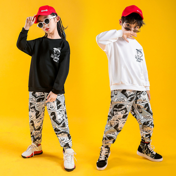Dječji plesni kostim, unisex, koreanskog stila, 90% pamuka, pogodan za proljeće i jesen (unisex; koreanski stil; 90% pamuk; vježbanje plesa)