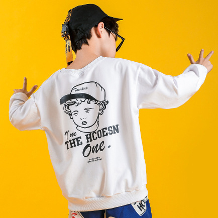 Dječji plesni kostim, unisex, koreanskog stila, 90% pamuka, pogodan za proljeće i jesen (unisex; koreanski stil; 90% pamuk; vježbanje plesa)