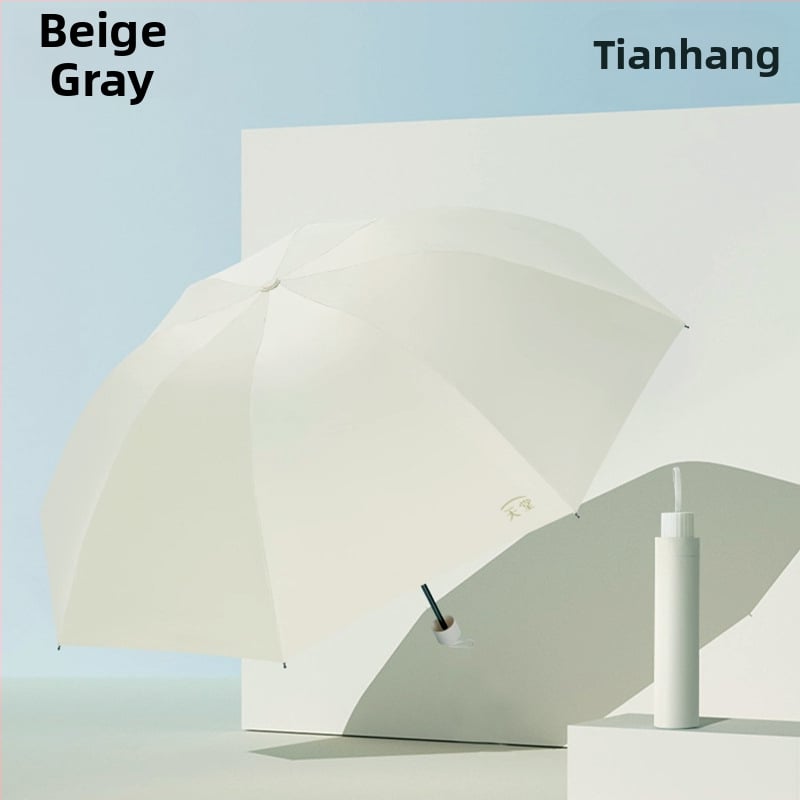 Paradise Διαφημιστική ομπρέλα για βροχή ή ήλιο, 8 ατσάλινα μπράτσα, πολυεστερικό ύφασμα, λαβή από πλαστικό, χειροκίνητο άνοιγμα-κλείσιμο, δυνατότητα εκτύπωσης λογότυπου