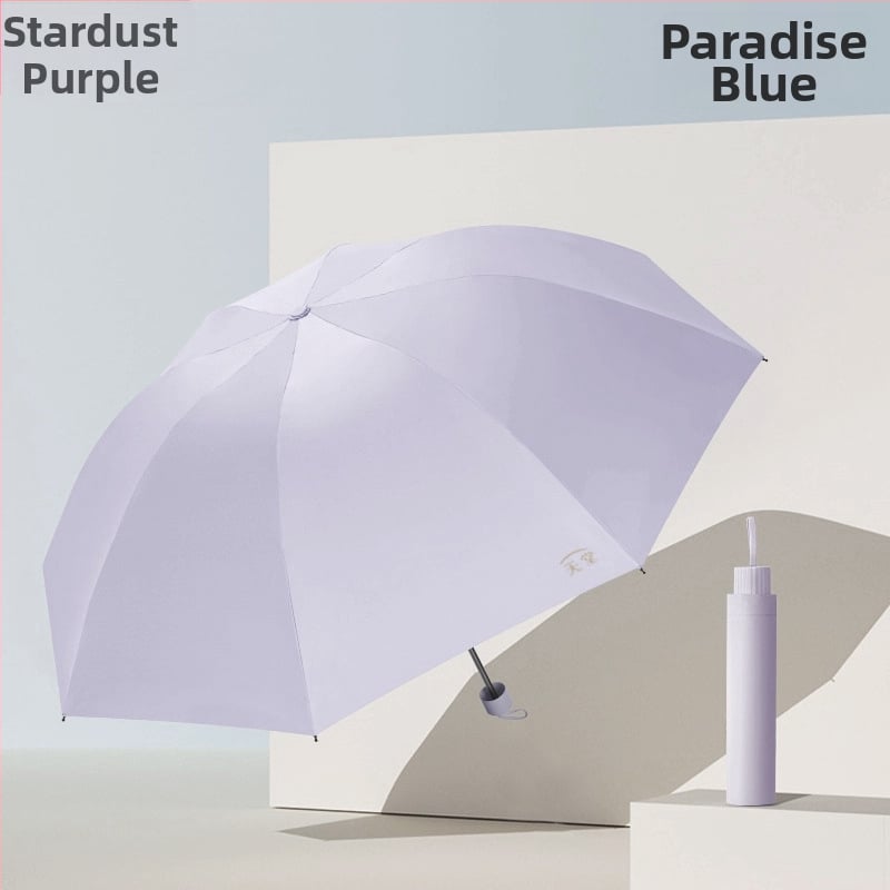Paradise Διαφημιστική ομπρέλα για βροχή ή ήλιο, 8 ατσάλινα μπράτσα, πολυεστερικό ύφασμα, λαβή από πλαστικό, χειροκίνητο άνοιγμα-κλείσιμο, δυνατότητα εκτύπωσης λογότυπου