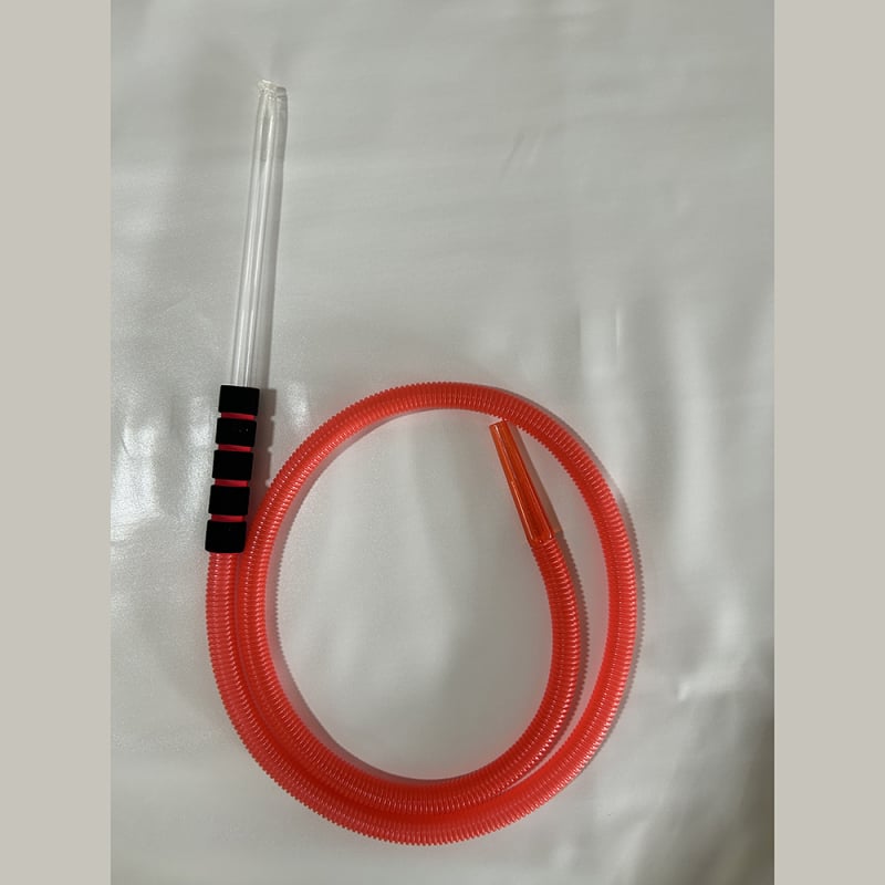 Plastični bong s dugom ručkom od legure i jednobojnim pamukom omotačem