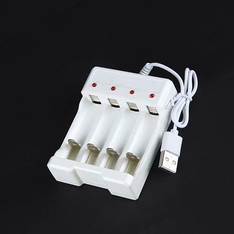 1.2V Ni-MH AA/AAA USB punjač – višenamjenski punjač s više utora, ulaz USB 5V, izlaz 0.25A po utičnici, 1.2V