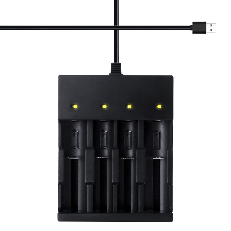 Brzi USB punjač za litijeve baterije Li‑ion, ulaz 5V, izlaz 4.2V 1A, kabel 30 cm, CE certifikat, serija 3.7/4.2V punjač
