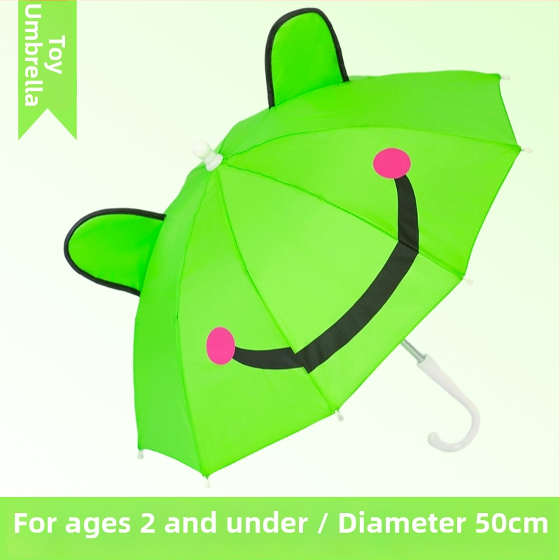 Παιδική ομπρέλα με σχέδιο καρτούν, αυτόματη λειτουργία ανοίγματος, σκελετός από σίδηρο με 10 ραβδές, καπάκι από πολυεστερικό ύφασμα 180T, πλαστική λαβή