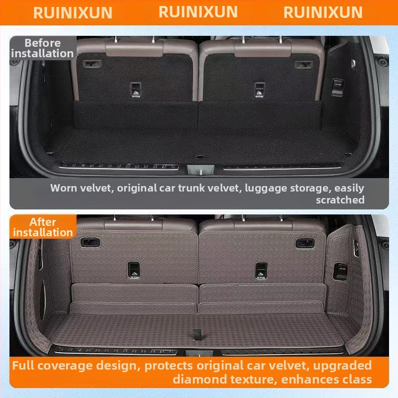 Kožená podložka do kufra Wenjie M9 s plným pokrytím
