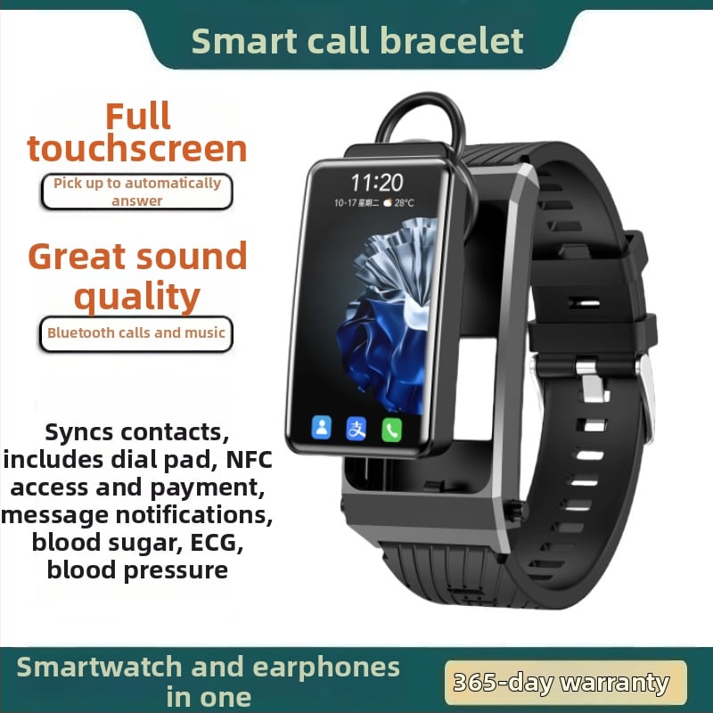 Έξυπνο βραχιόλι K88 με NFC και κλήσεις Bluetooth — Παρακολούθηση Υγείας (HR, αρτηριακή πίεση, SpO2), Мαγνητική Φόρτιση, Καθημερινή Αδιάβροχη Κατασκευή