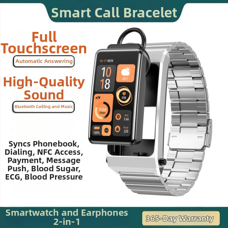 Έξυπνο βραχιόλι K88 με NFC και κλήσεις Bluetooth — Παρακολούθηση Υγείας (HR, αρτηριακή πίεση, SpO2), Мαγνητική Φόρτιση, Καθημερινή Αδιάβροχη Κατασκευή