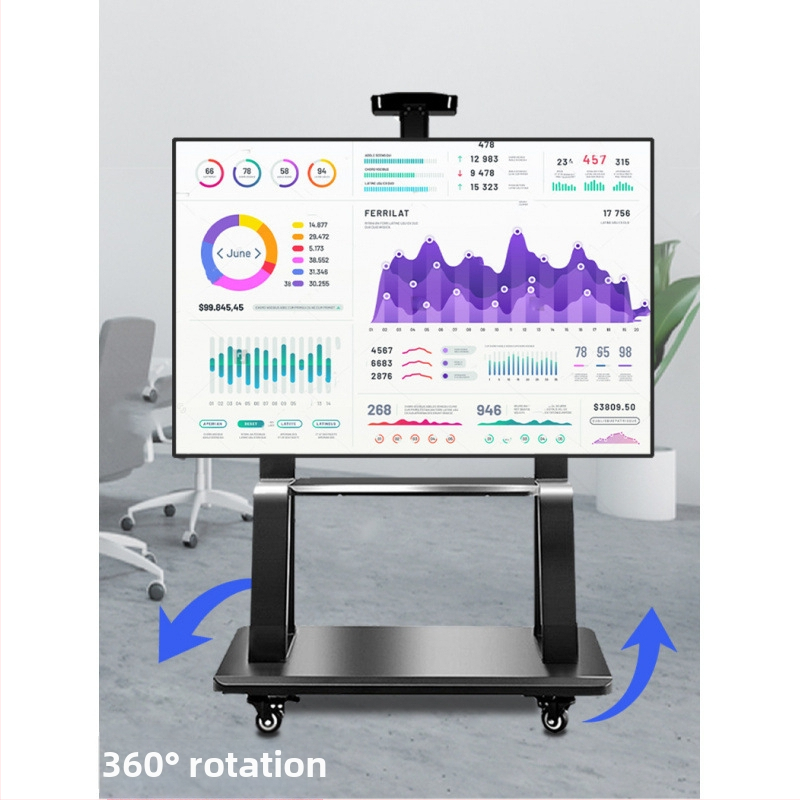 Televíziós padlóra álló állvány görgőkkel – erősített, All-in-One oktatási konferenciákhoz (Márka: ffy; Modell: 1; Termékkód: Bfkddz8k; Kategória: TV kiegészítők)