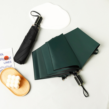 Διαφημιστική αναδιπλούμενη ομπρέλα για ήλιο και βροχή, 8 ράβδες, ύφασμα πολυεστερής 190T, χειροκίνητο άνοιγμα, βάρος 350 g, εκτύπωση λογότυπου με δυνατότητα παραμετροποίησης