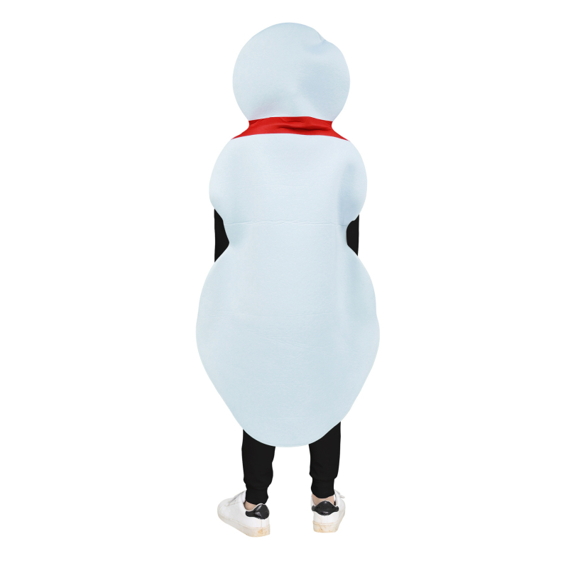 Unisex scenski kostim od poliestera s digitalnim otiskom božićnog drveta i snježnog čovjeka, jesen 2025, za uzrast 18–24.