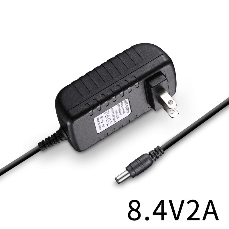 2S 18650 litijski baterijski punjač za električne alate, izlaz 8,4V, ulaz 100-240V, struja punjenja 1A