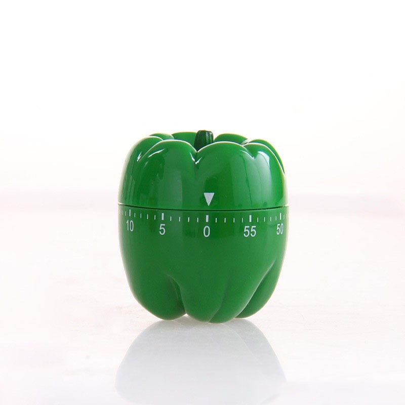 Μηχανικός χρονομετρητής κουζίνας – τετράγωνος σχεδιασμός, χειροκίνητη λειτουργία, ένδειξη μηχανικού δείκτη, χρονογράφος