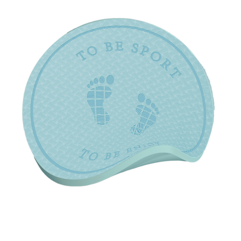 Covor yoga rotund, antiderapant, absorbant de șocuri, izolare fonică pentru sărit cu coarda acasă; material: TPE, grosime: 20 mm, greutate: 1,2 kg