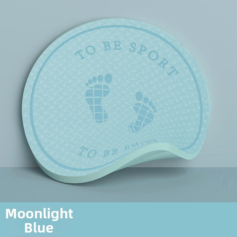 Covor yoga rotund, antiderapant, absorbant de șocuri, izolare fonică pentru sărit cu coarda acasă; material: TPE, grosime: 20 mm, greutate: 1,2 kg