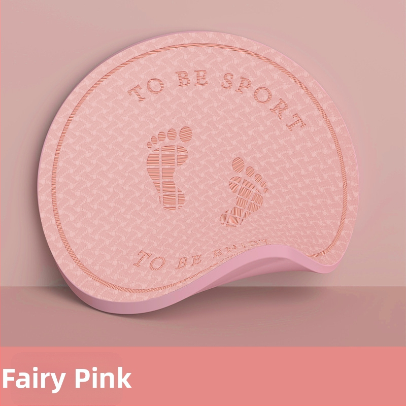 Covor yoga rotund, antiderapant, absorbant de șocuri, izolare fonică pentru sărit cu coarda acasă; material: TPE, grosime: 20 mm, greutate: 1,2 kg