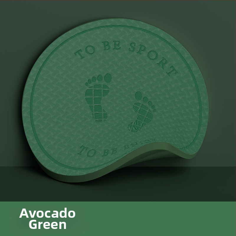 Covor yoga rotund, antiderapant, absorbant de șocuri, izolare fonică pentru sărit cu coarda acasă; material: TPE, grosime: 20 mm, greutate: 1,2 kg