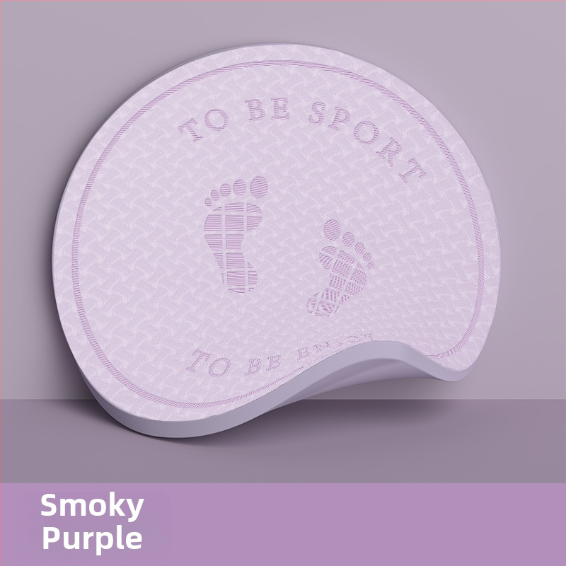 Covor yoga rotund, antiderapant, absorbant de șocuri, izolare fonică pentru sărit cu coarda acasă; material: TPE, grosime: 20 mm, greutate: 1,2 kg