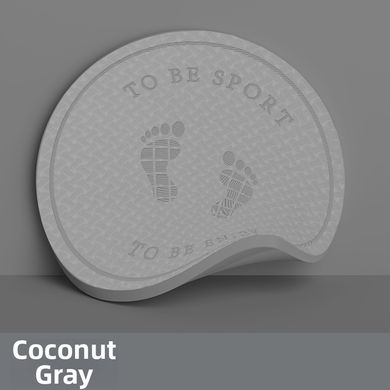 Covor yoga rotund, antiderapant, absorbant de șocuri, izolare fonică pentru sărit cu coarda acasă; material: TPE, grosime: 20 mm, greutate: 1,2 kg